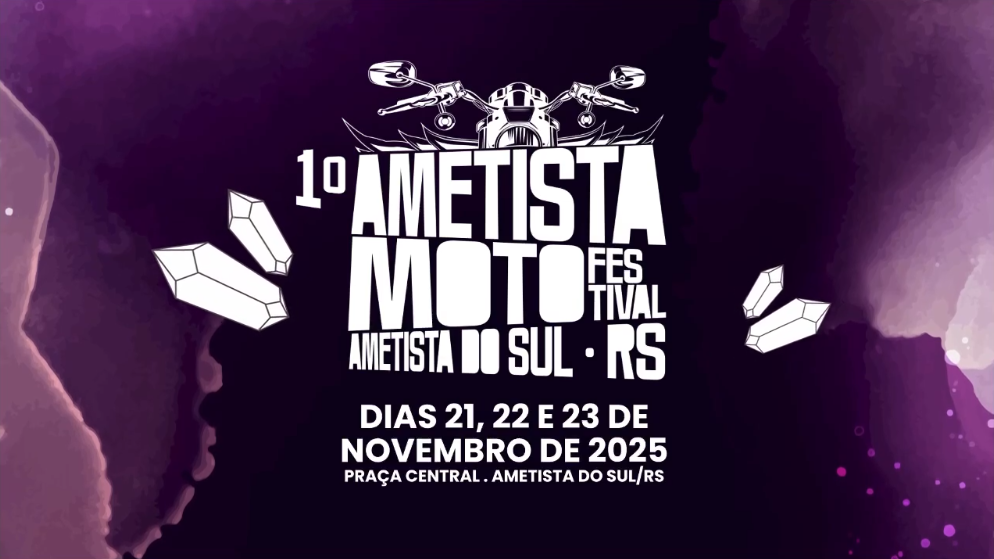 Banner 1º Ametista Moto Festival